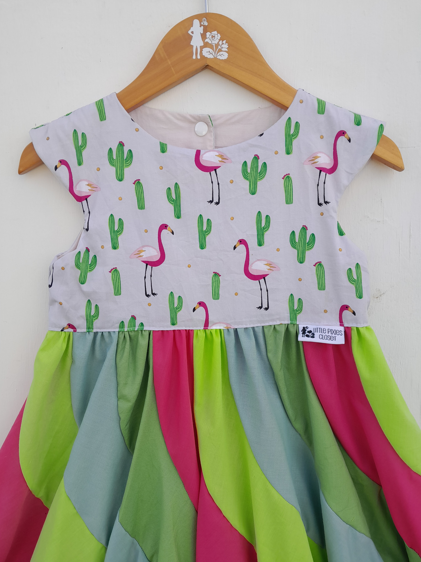 Swirl Dress - Flamingo image 1