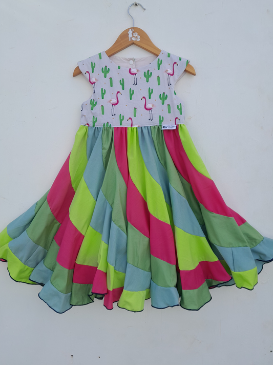 Swirl Dress - Flamingo image 0