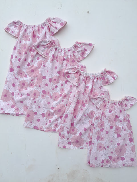 Flutter Dress - Pink