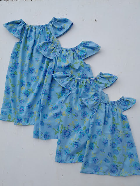 Flutter Dress - Blue