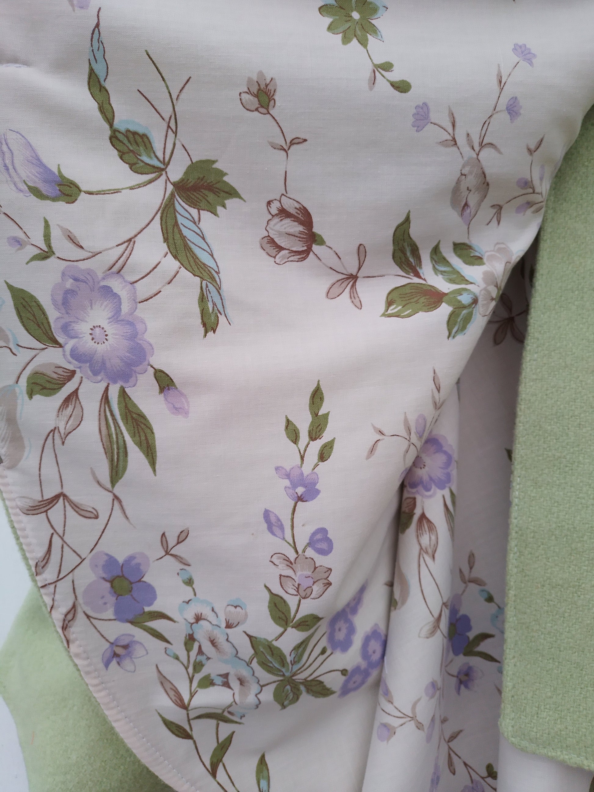 Dutchess Coat - Soft Mint + Floral image 2