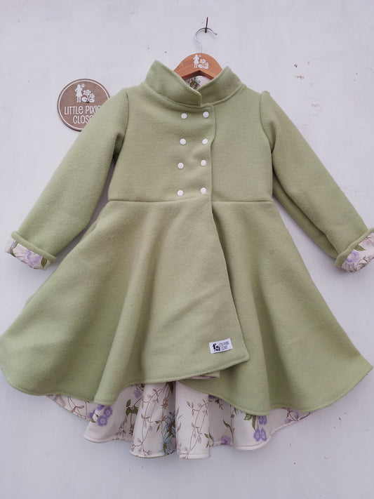 Dutchess Coat - Soft Mint + Floral image 0