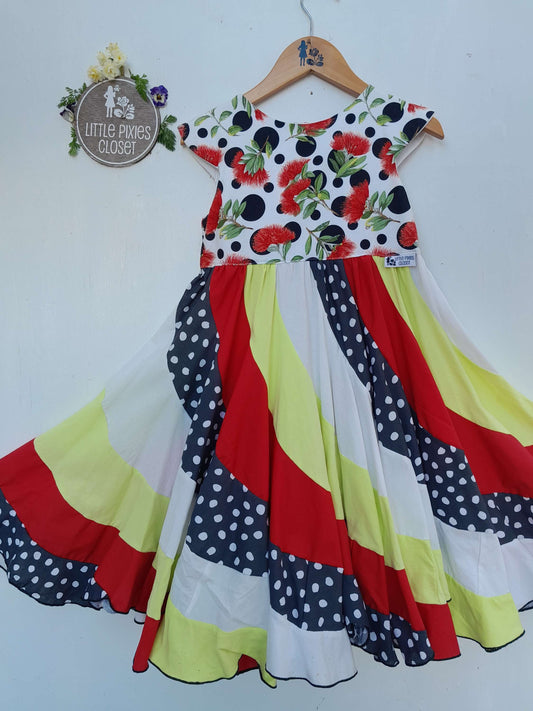 Swirl Dress - Pohutakawa image 0