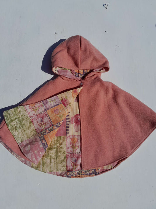 Pixie Cape - Peach floral image 0